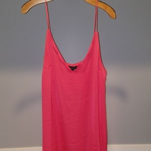 TOPSHOP pink slip dress